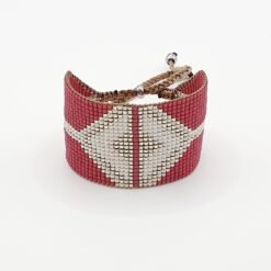 Bracelet INAA Axia en perles Miyuki Rose