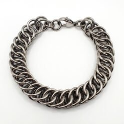 Bracelet INAA Half Persian 4 in 1 en acier inoxydable argenté