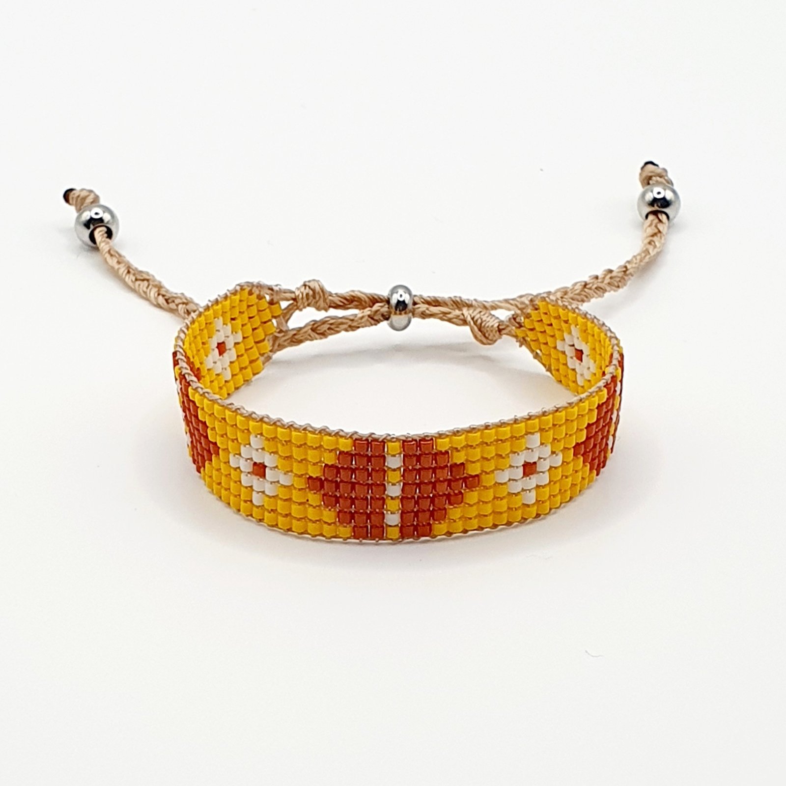 Bracelet Lósara Canari 1 Bracelet INAA Lósara en perles Miyuki Jaune